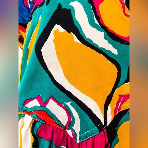 RARE Floral Vintage Dress - Pierre Cardin - Picture 9 of 9